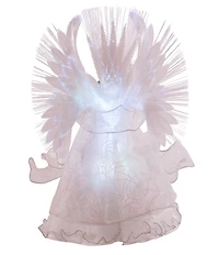 Kurt S. Adler Multi Fiberoptic Angel Tree Topper, 14#double;