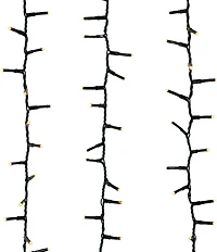 Kurt S. Adler 148' 1,800L Warm White LED Multifunction Rice Lights With Green Wire On Spool