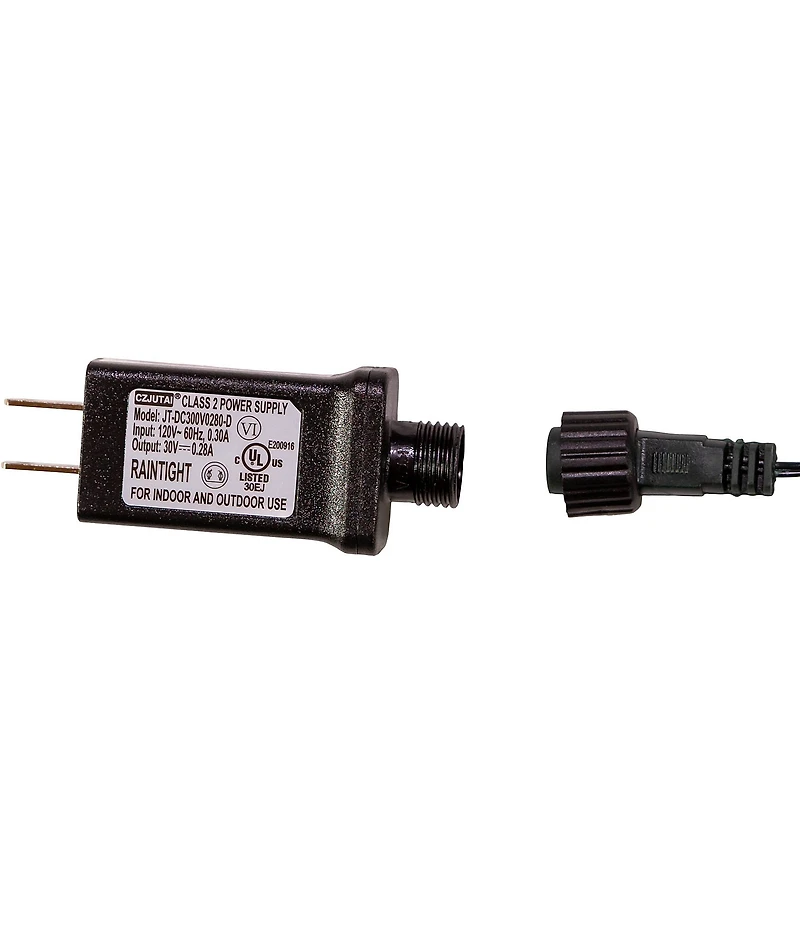 Kurt S. Adler 148' 1,800L Warm White LED Multifunction Rice Lights With Green Wire On Spool