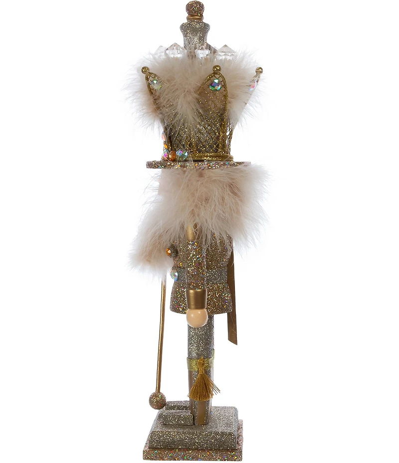 Kurt S. Adler 16#double; Hollywood Nutcrackers™ Platinum And Gold Glittered Nutcracker