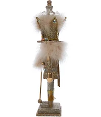 Kurt S. Adler 16#double; Hollywood Nutcrackers™ Platinum And Gold Glittered Nutcracker