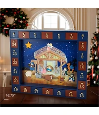 Kurt S. Adler 16.75-Inch Magnetic Nativity Advent Calendar, 25-Pieces