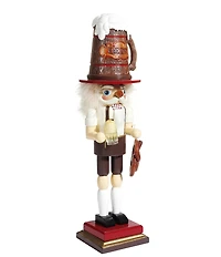 Kurt S. Adler 17.5#double; Beer & Pretzel Hollywood Nutcracker Figurine