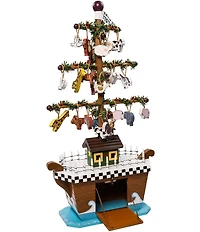 Kurt S. Adler 21-Inch Wooden Noah's Ark Tabletop Piece Decor