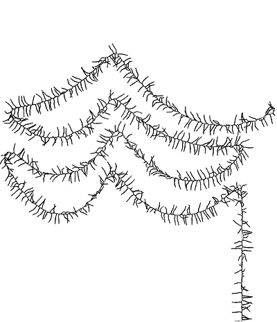 Kurt S. Adler 3000 LED Light 98-Foot Cluster Garland