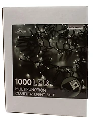 Kurt S. Adler 3000 LED Light 98-Foot Cluster Garland