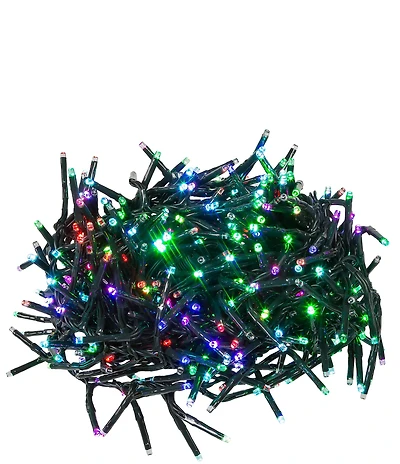 Kurt S. Adler 32.1-ft. 480 LIght RGB Twinkle LED Connectable Cluster Garland