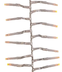Kurt S. Adler 33' 1,000L Classic White 3MM LED Multifunction Cluster Garland With Clear Wire
