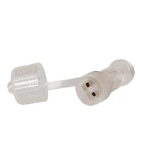Kurt S. Adler 33' 1,000L Classic White 3MM LED Multifunction Cluster Garland With Clear Wire