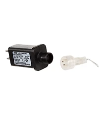 Kurt S. Adler 33' 1,000L Classic White 3MM LED Multifunction Cluster Garland With Clear Wire