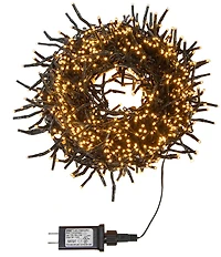 Kurt S. Adler 33' 1000L Classic White LED Multifunction Connectible Cluster Garland