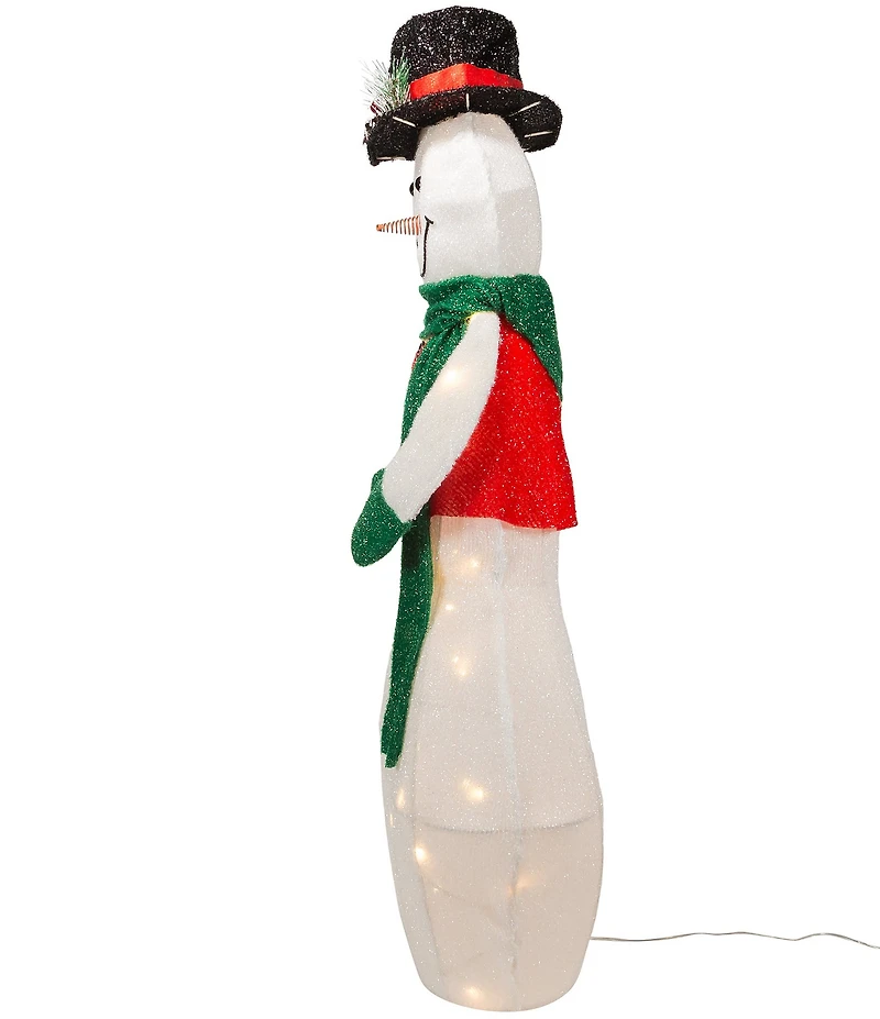Kurt S. Adler 36-Inch LED Light-Up Animated Snowman Lawn Decor