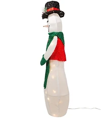 Kurt S. Adler 36-Inch LED Light-Up Animated Snowman Lawn Decor