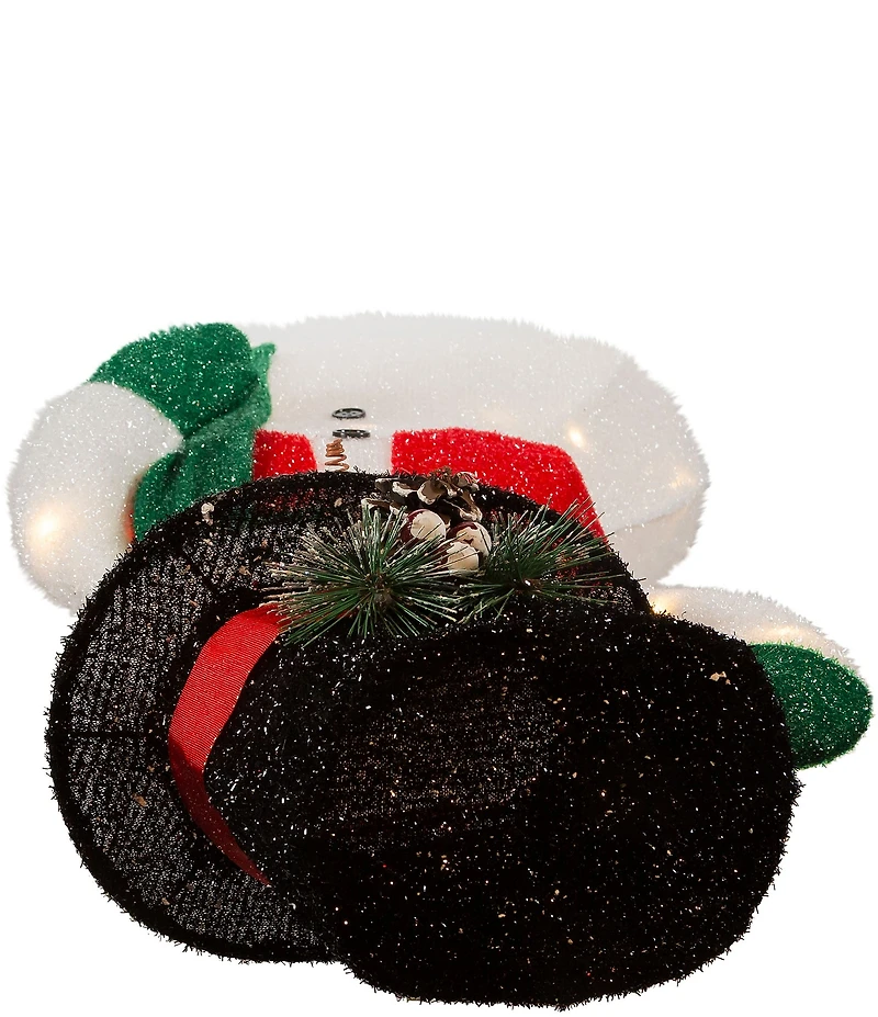 Kurt S. Adler 36-Inch LED Light-Up Animated Snowman Lawn Decor