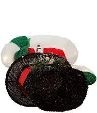 Kurt S. Adler 36-Inch LED Light-Up Animated Snowman Lawn Decor