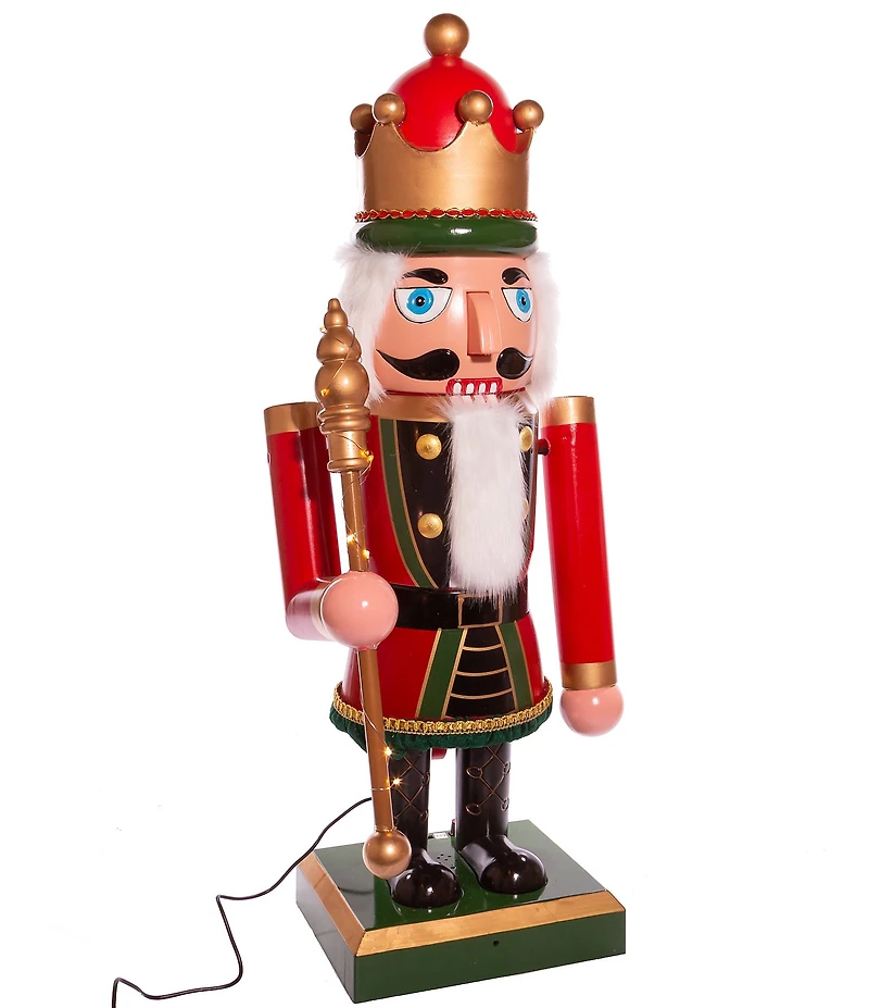 Kurt S. Adler Lighted Musical Collapsible Nutcracker, 43#double;