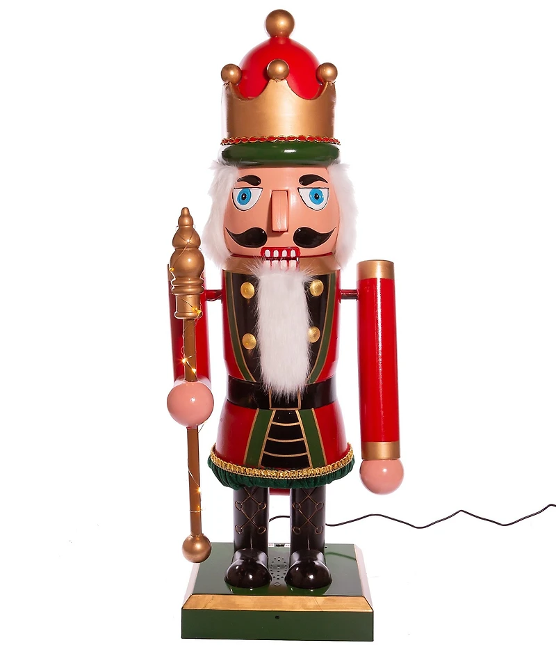 Kurt S. Adler Lighted Musical Collapsible Nutcracker, 43#double;
