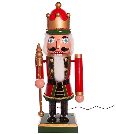 Kurt S. Adler Lighted Musical Collapsible Nutcracker, 43#double;