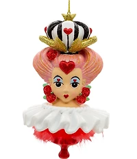 Kurt S. Adler 6.25#double; Holly Hats™ Queen Of Hearts Hat Ornament