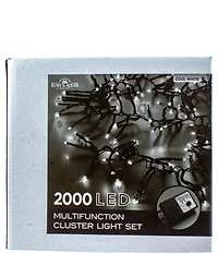 Kurt S. Adler 65-Foot 2000-Light LED Cluster Garland