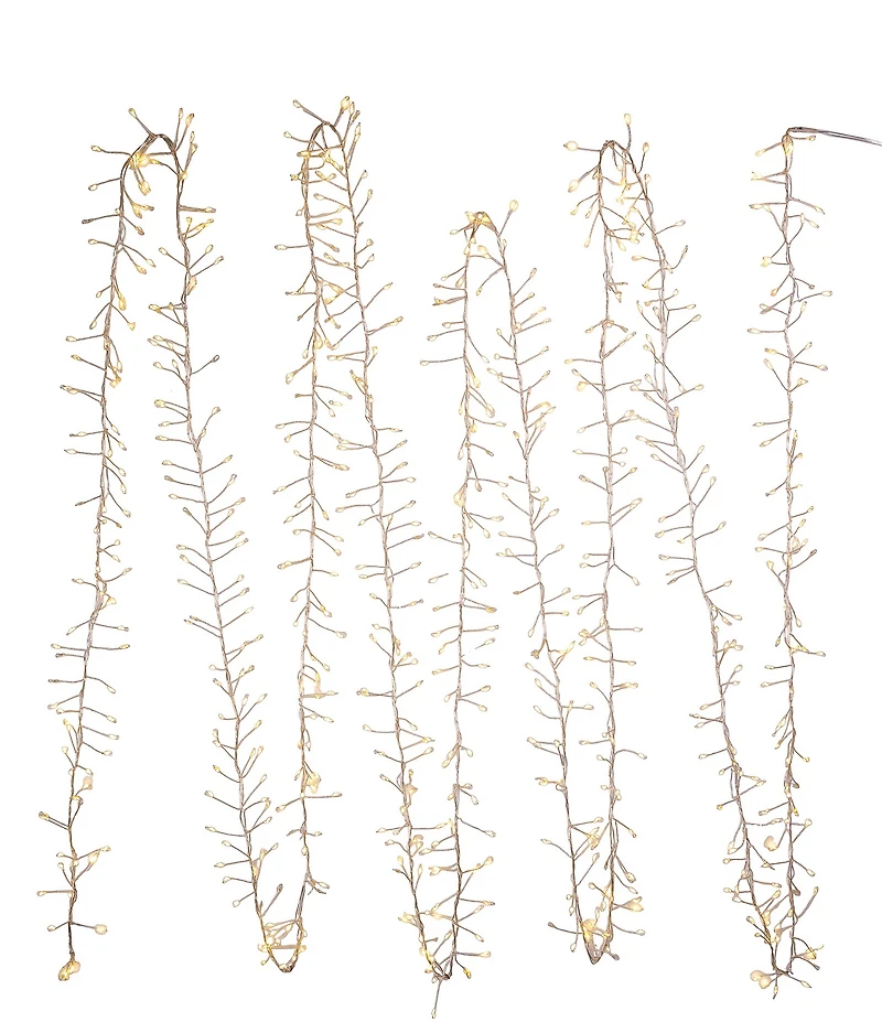 Kurt S. Adler 720-Light Warm White Twinkle LED Fairy Cluster Garland