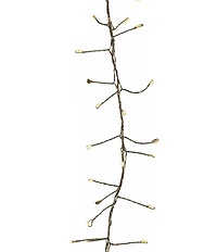 Kurt S. Adler 720-Light Warm White Twinkle LED Fairy Cluster Garland