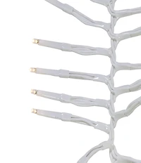 Kurt S. Adler 98' 3,000L Warm White 3MM LED Multifunction Cluster Garland With White Wire