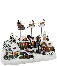 Kurt S. Adler Battery-Operated LED Lighted Musical Village