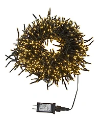 Kurt S. Adler CUL1000-Light 33-Foot Cluster Light Set with 3MM LED Bulbs