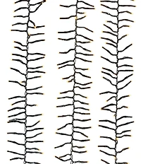 Kurt S. Adler CUL1000-Light 33-Foot Cluster Light Set with 3MM LED Bulbs