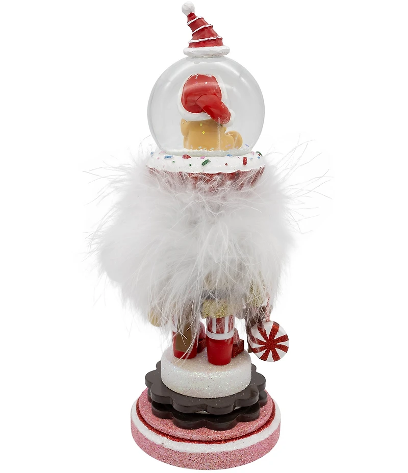 Kurt S. Adler Hollywood™ Collection 10-inch Gingerbread Water Globe Nutcracker