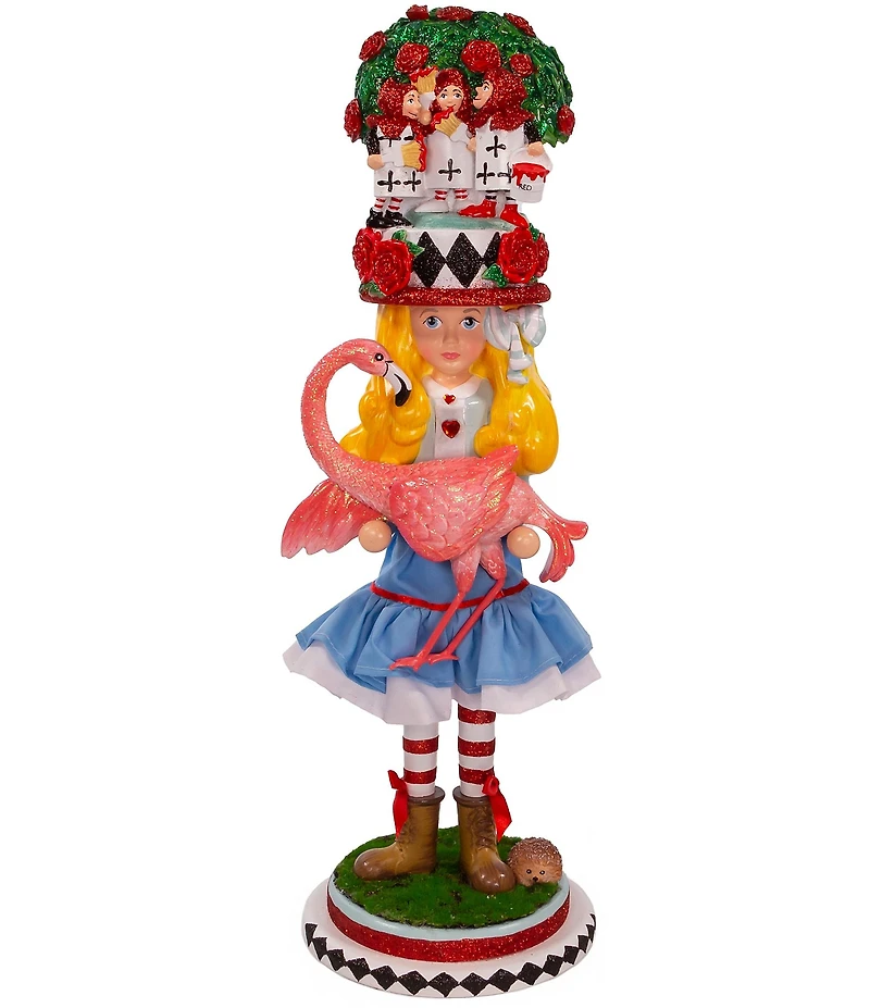 Kurt S. Adler Hollywood™ Collection 19#double; Alice with Flamingo Nutcracker