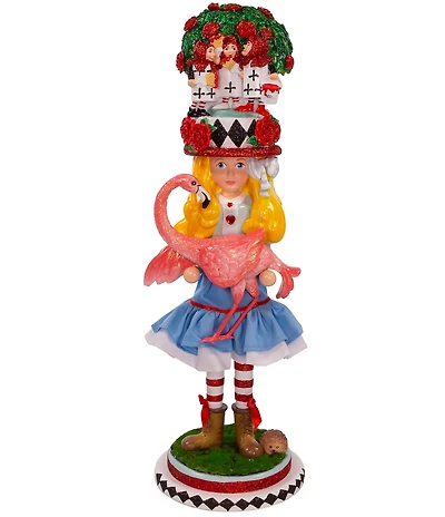 Kurt S. Adler Hollywood™ Collection 19#double; Alice with Flamingo Nutcracker