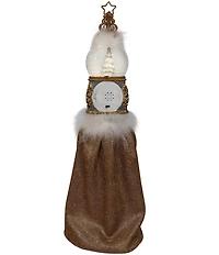 Kurt S. Adler Hollywood™ Collection 22#double; Battery-Operated Musical Gold and Silver with Water Globe Hat Nutcracker