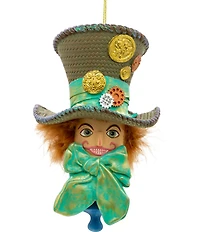 Kurt S. Adler Hollywood™ Collection 6#double; Holly Hats™ Happy Hatter Hat Ornament
