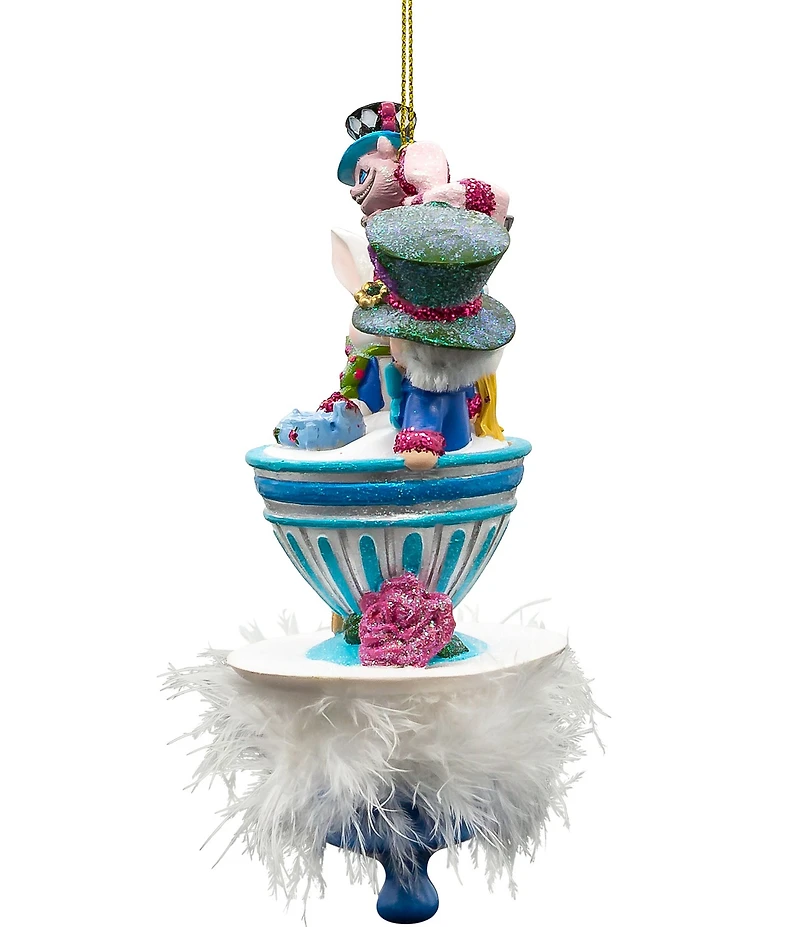 Kurt S. Adler Hollywood™ Collection 6.25#double; Holly Hats™ Alice & Friends Tea Party Hat Ornament