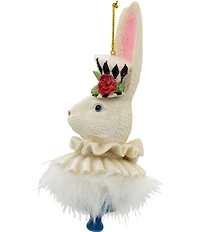 Kurt S. Adler Hollywood™ Collection 6.25#double; Holly Hats™ Rabbit Ornament