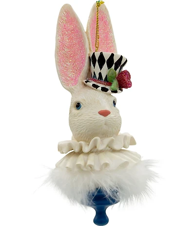 Kurt S. Adler Hollywood™ Collection 6.25#double; Holly Hats™ Rabbit Ornament