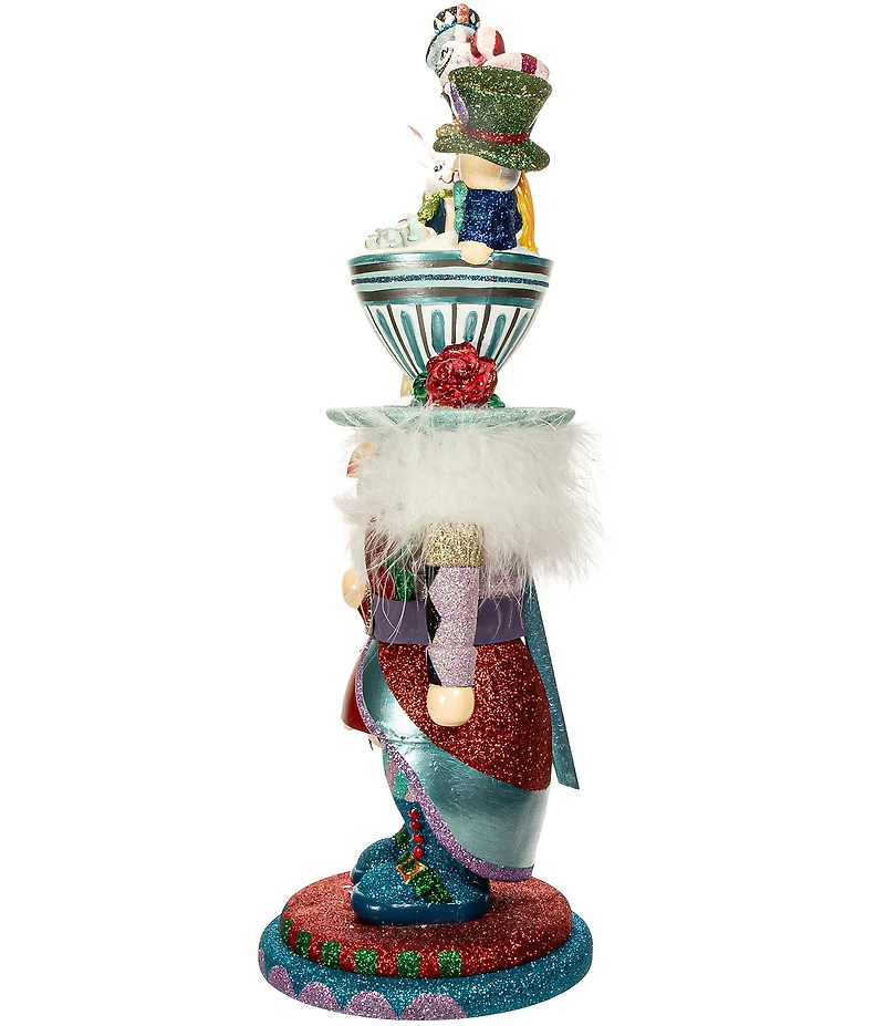 Kurt S. Adler Hollywood Collection Alice Teacup Hat Nutcracker