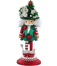 Kurt S. Adler Hollywood™ Collection Cats In Christmas Tree Hat Nutcracker, 14#double;