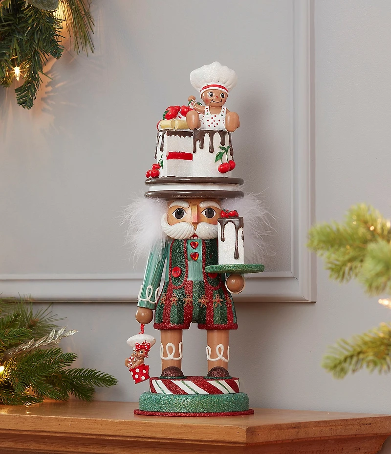 Kurt S. Adler Hollywood™ Collection Gingerbread Baker Hat Nutcracker, 15#double;