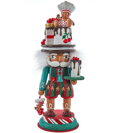 Kurt S. Adler Hollywood™ Collection Gingerbread Baker Hat Nutcracker, 15#double;