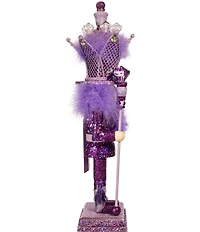 Kurt S. Adler Hollywood™ Collection Purple Gemstone King Nutcracker, 16#double;