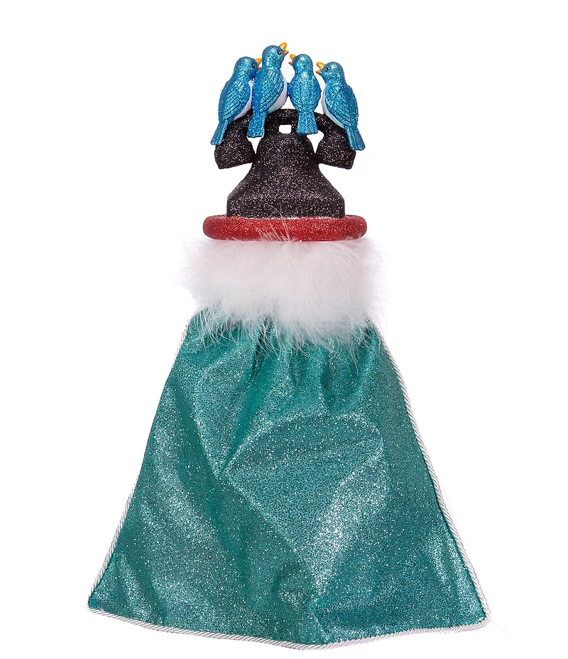 Kurt S. Adler Hollywood™ Collection 12 Days of Christmas Four Calling Birds Nutcracker, 17.5#double;