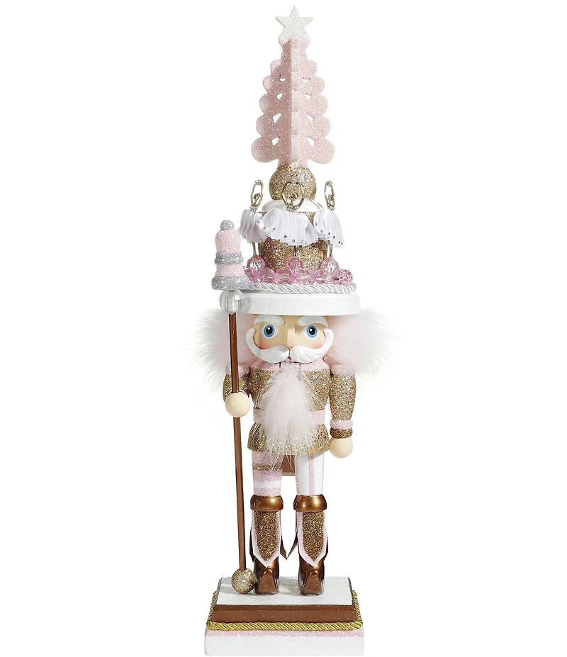 Kurt S. Adler Hollywood™ Collection Pink Ballerinas and Tree Nutcracker, 17.5#double;