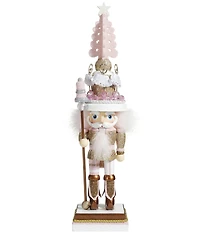 Kurt S. Adler Hollywood™ Collection Pink Ballerinas and Tree Nutcracker, 17.5#double;