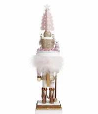 Kurt S. Adler Hollywood™ Collection Pink Ballerinas and Tree Nutcracker, 17.5#double;