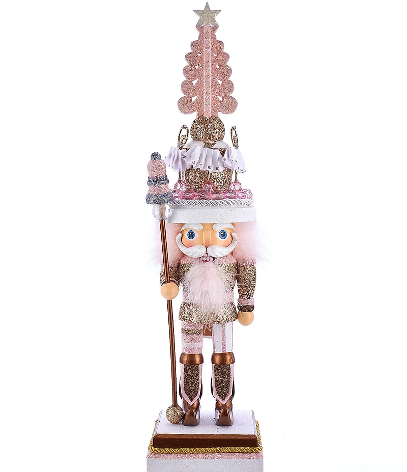 Kurt S. Adler Hollywood™ Collection Pink Ballerinas and Tree Nutcracker, 17.5#double;