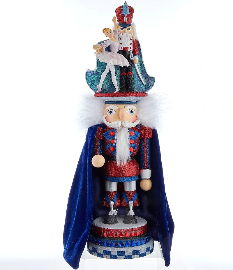 Kurt S. Adler Hollywood™ Collection Red & White Clara with Nutcracker, 18#double;