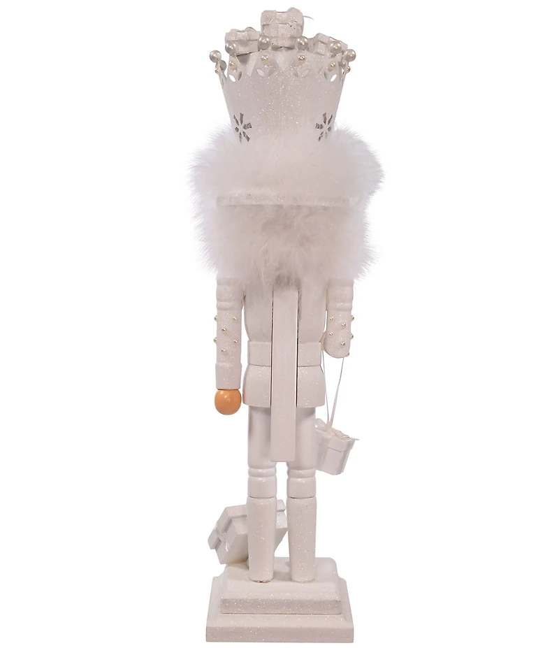 Kurt S. Adler Hollywood™ Nutcracker Collection 18-Inch White King Nutcracker with Gifts